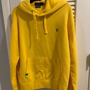 Yellow polo pullover